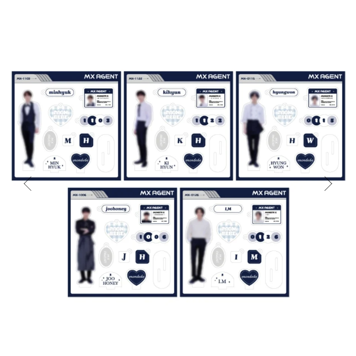 2022 - 6TH OFFICIAL FANCLUB MONBEBE FAN-CONCERT - MINHYUK ACRYLIC KIT