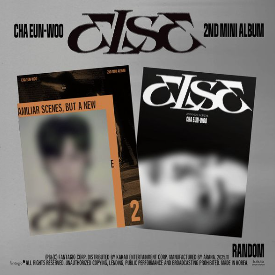 [PRE ORDER] CHA EUN-WOO - 2nd Mini Album [ELSE] (Random Ver.) 