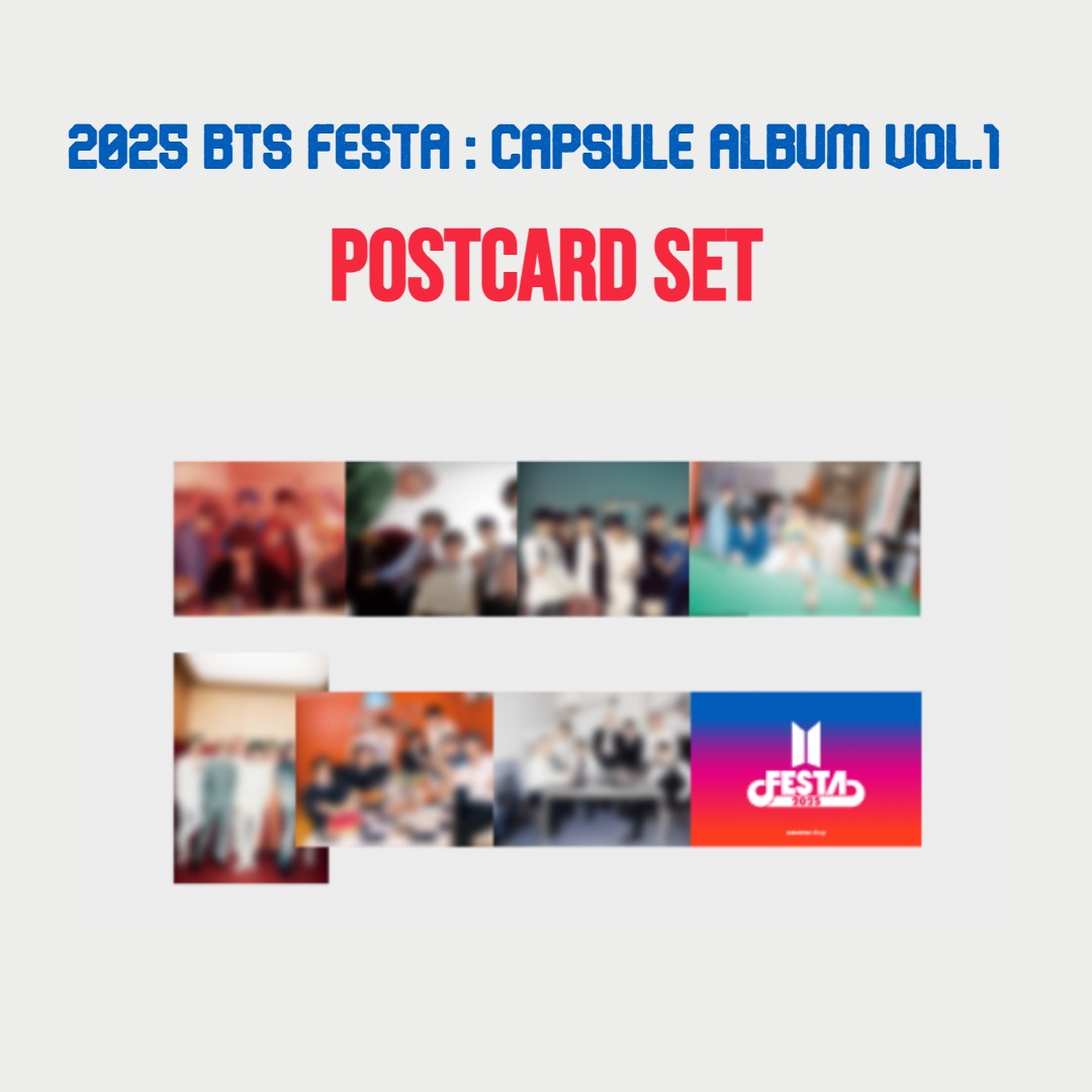 2025 BTS FESTA: Capsule Album Postcard Set