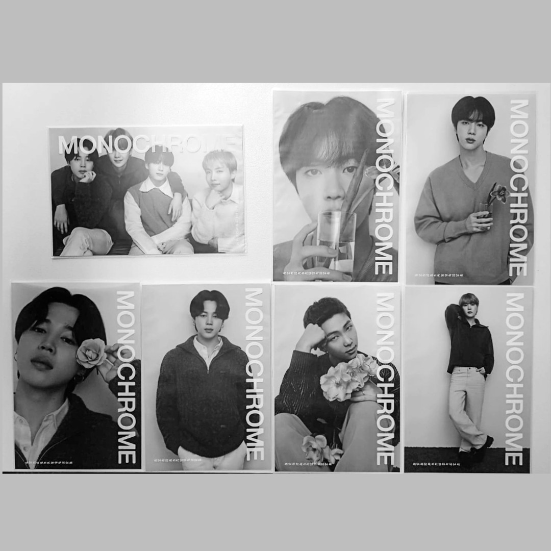 Monochrome POPUP Printed Photo RANDOM