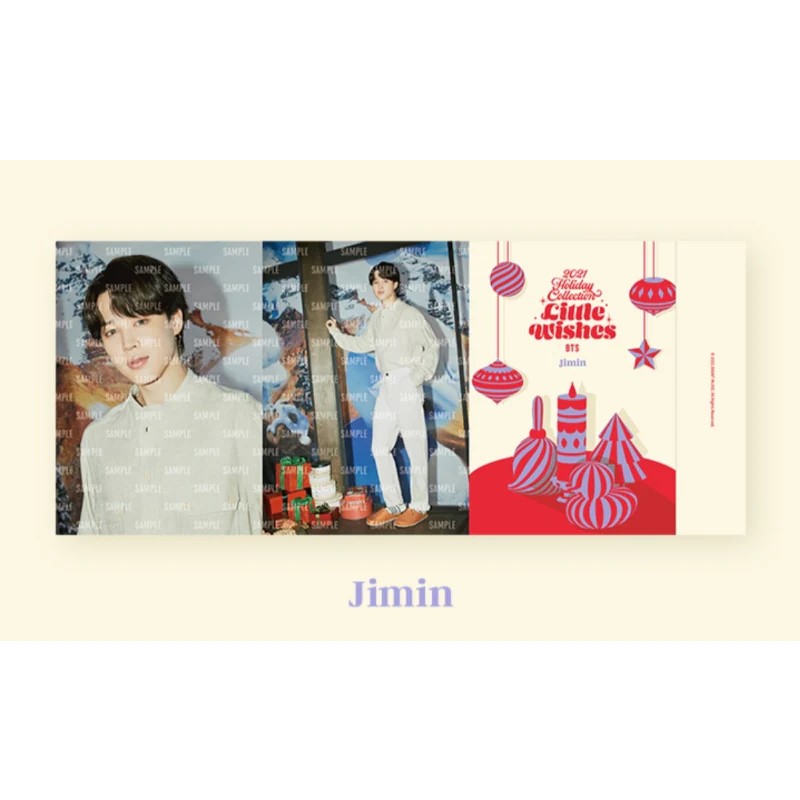 2021 HOLIDAY COLLECTION LITTLE WISHES 3-SIDED STAND PHOTO - Jimin