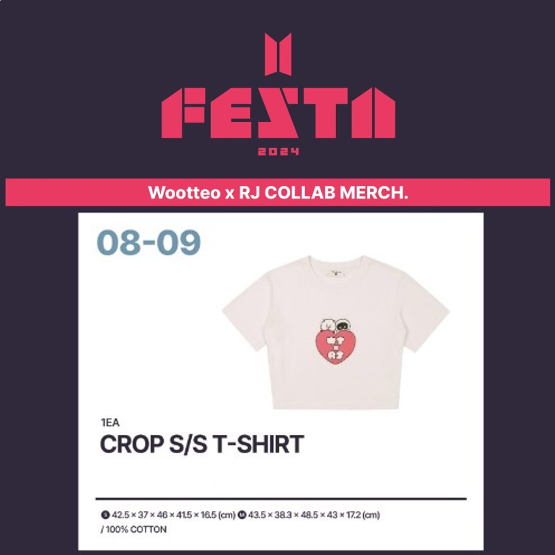 Festa 2024 - Crop S/S T-Shirt