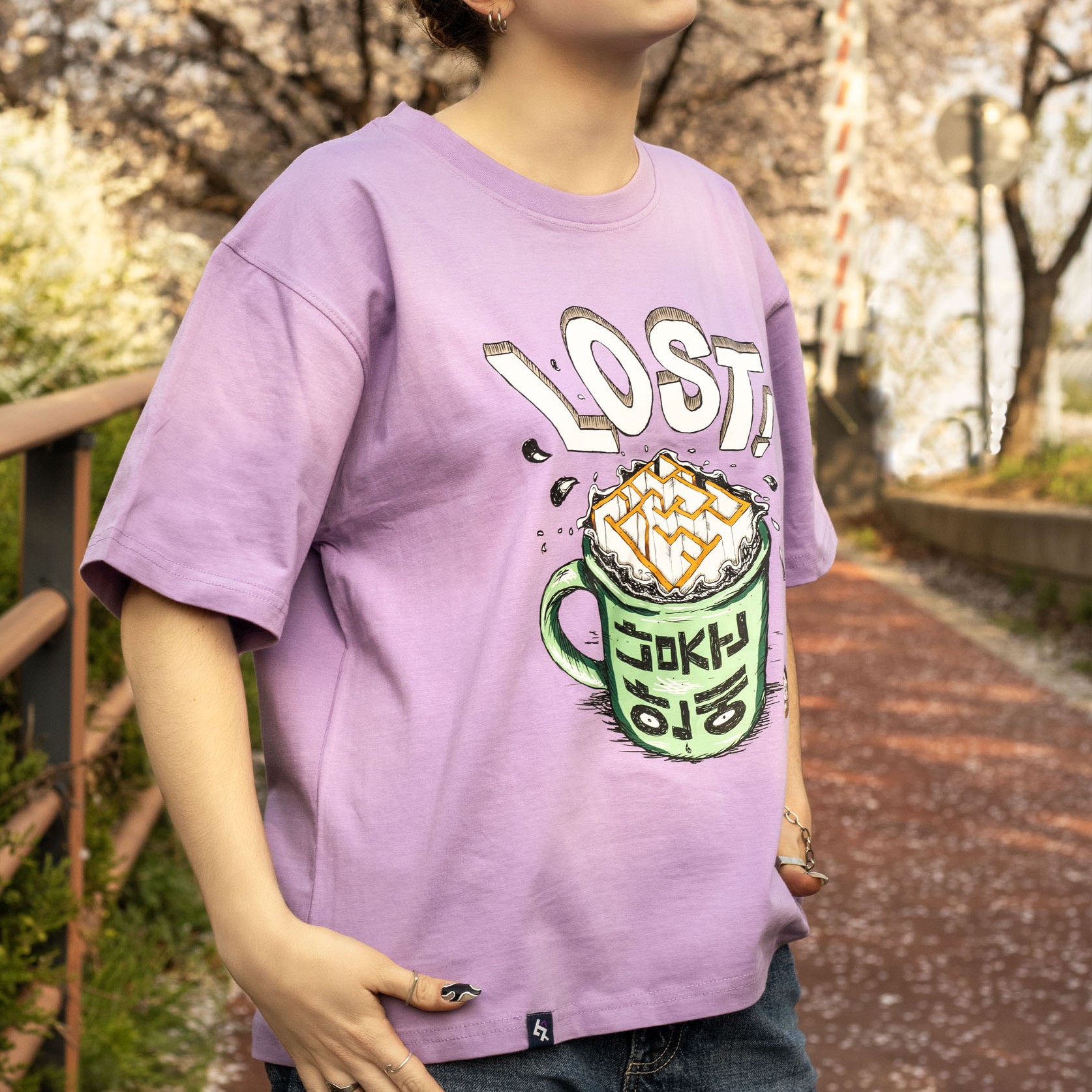 Nunchi7 - Lost Tee - M - WHITE