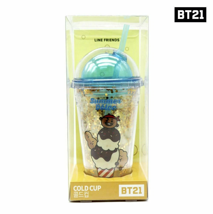 Glitter Cold Cup Tumbler Summer Dolce Ver 472ml - Shooky