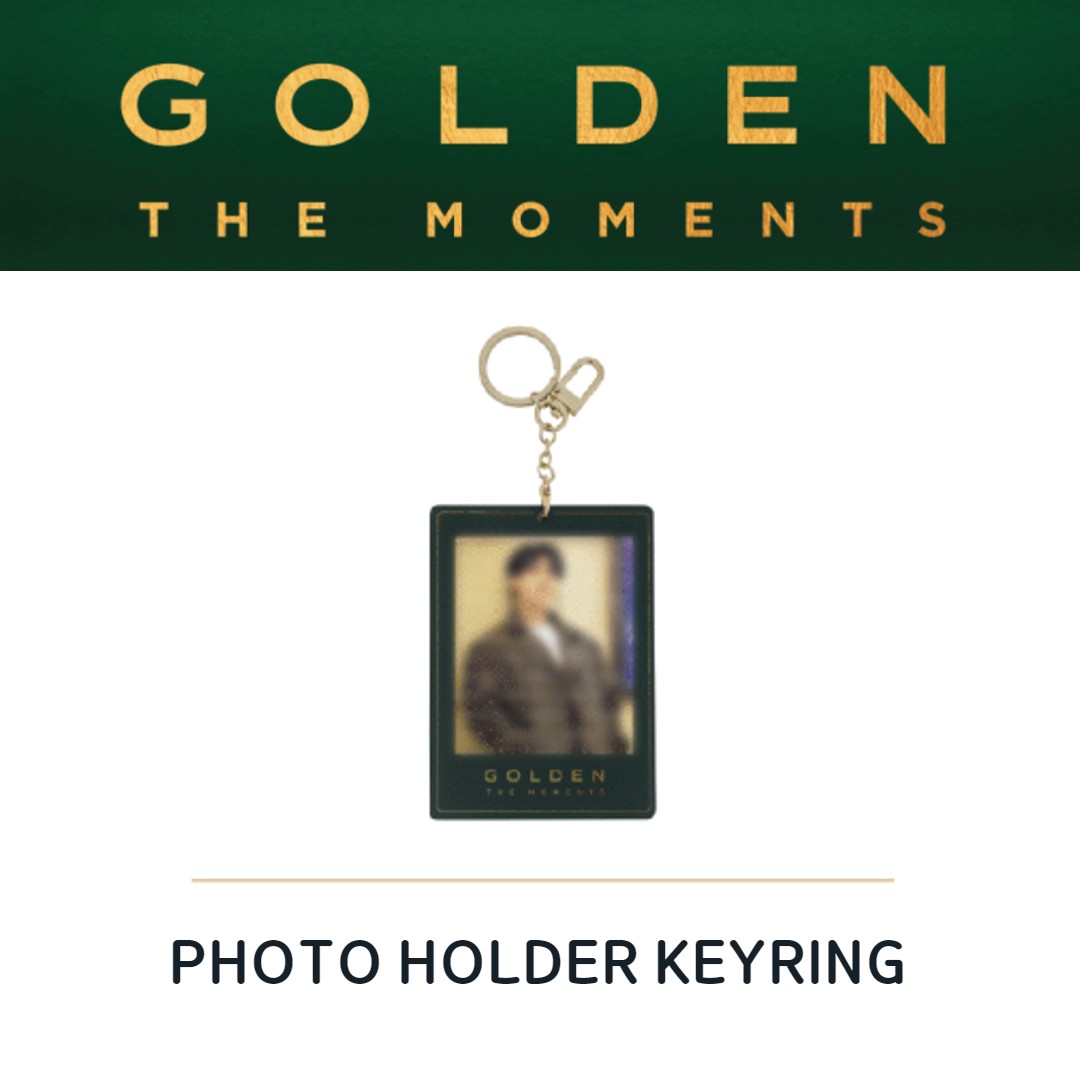 Golden The Moments Exhibition Photo Holder Keyring