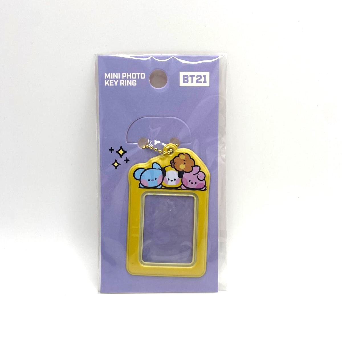 Mini Photo Keyring Yellow