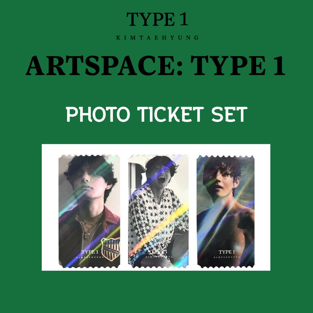 TYPE 1 Artspace: Photo Ticket Set