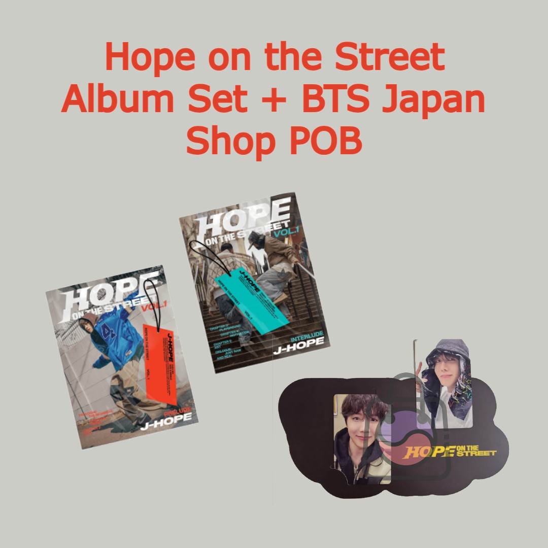 HOPE ON THE STREET VOL.1' (Set) + BTS Japan Shop POB