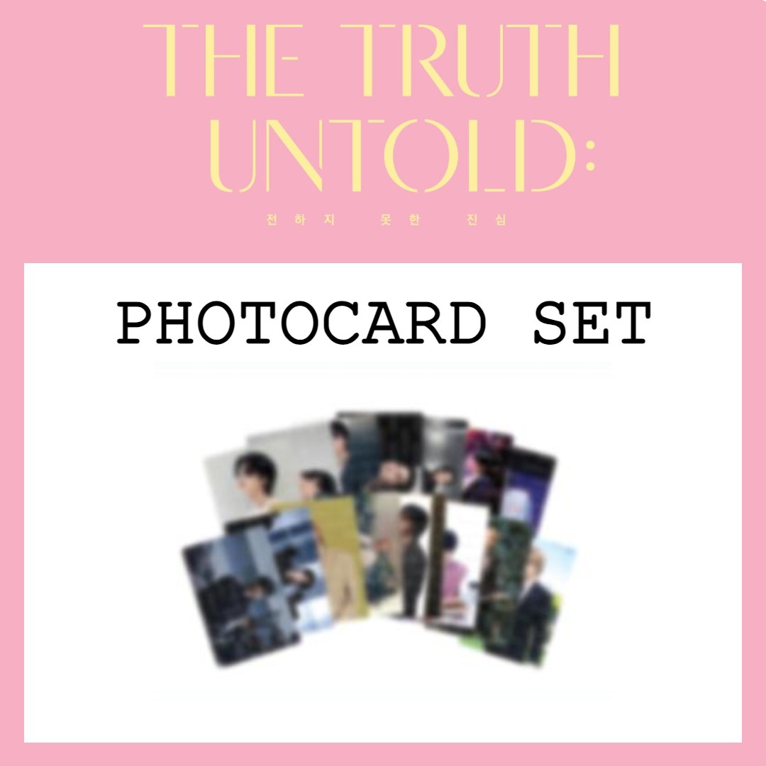 The Truth Untold Merch - Photo Card Set