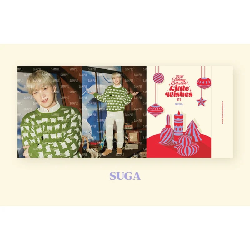 2021 HOLIDAY COLLECTION LITTLE WISHES 3-SIDED STAND PHOTO - Suga