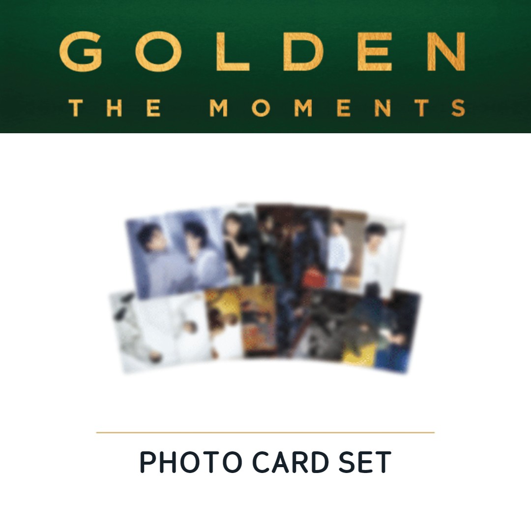 Golden The Moments Exhibition Photo Card Set