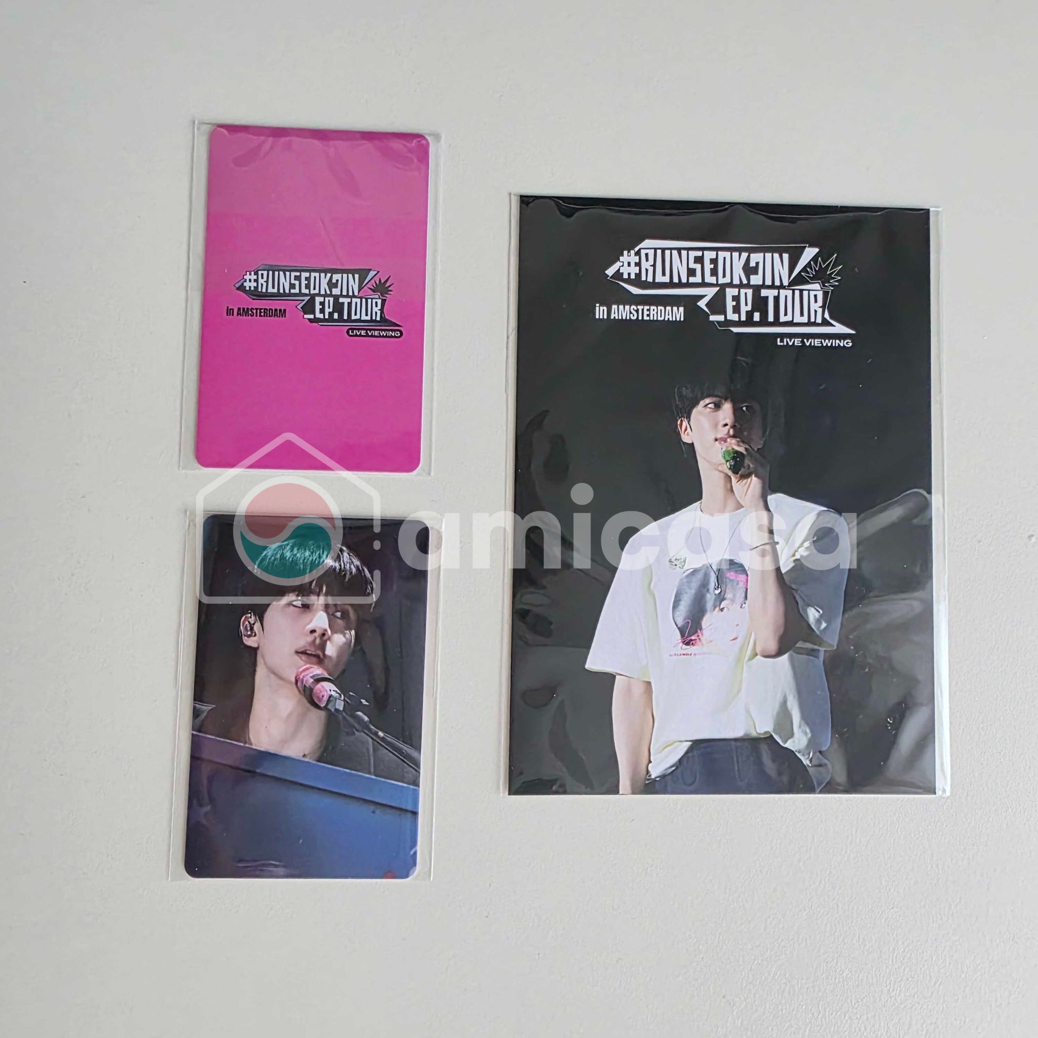 CGV Korea RUNSEOKJIN_EP.TOUR in AMSTERDAM : LIVE VIEWING Photocard & Postcard Set