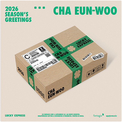 [PRE-ORDER]  Cha Eun-woo - 2026 SEASON'S GREETINGS [LUCKY EXPRESS] + Apple music POB