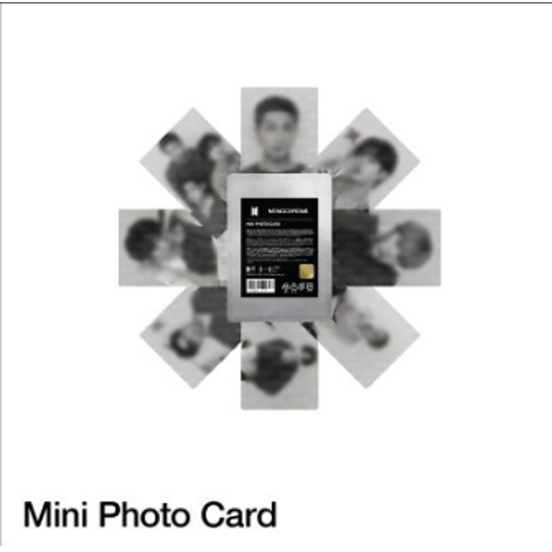 Monochrome POPUP Mini Photocard